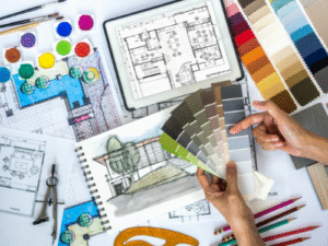 décoration
Travaux intérieurs : peinture, sols, éclairage